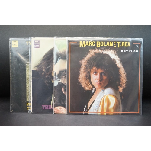 749 - Vinyl - 4 T-Rex / Mark Bolan LPs to include Prophets Seers and Sages (Regal Zonophone SLLZ 1005) lyr... 