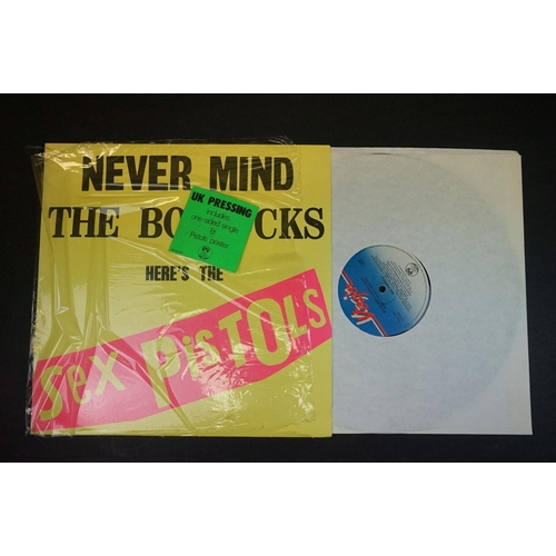 183 - Vinyl - Sex Pistols Never Mind The Bollocks Here's The Sex Pistols (SPOTS 001) green stickered UK pr... 