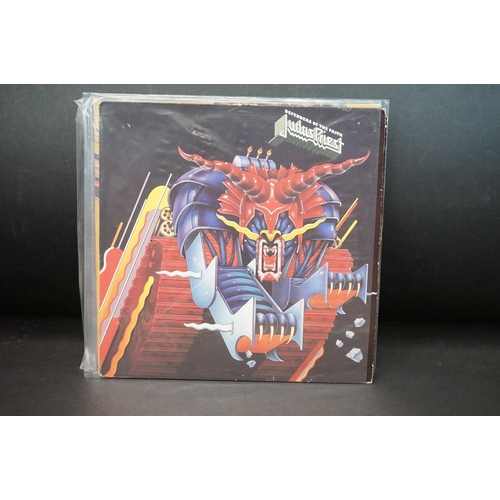 244 - Vinyl - Judas Priest Box Set 3 LPs (Killing Machine, Sin After Sin & Stained Class) and mech insert,... 