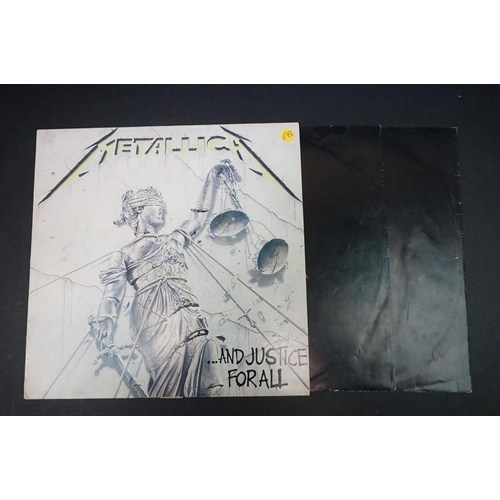 245 - Vinyl - Two Metallica LPs to include self titled (The Black Album) 2 LP on Vertigo 510022-1 with inn... 