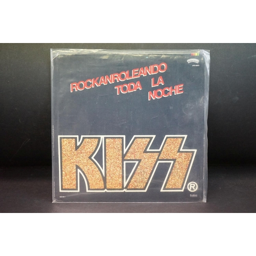 256 - Vinyl - Four Kiss LPs to include Destroys Anaheim Part 1 KARTON004 ltd edn Japanese import numbered ... 