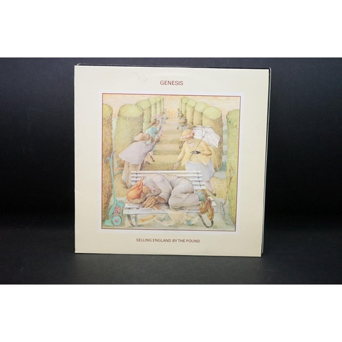 283 - Vinyl - 10 Genesis LPs to include A Trick of the Tail, Seconds Out, In The Beginning, Selling Englan... 