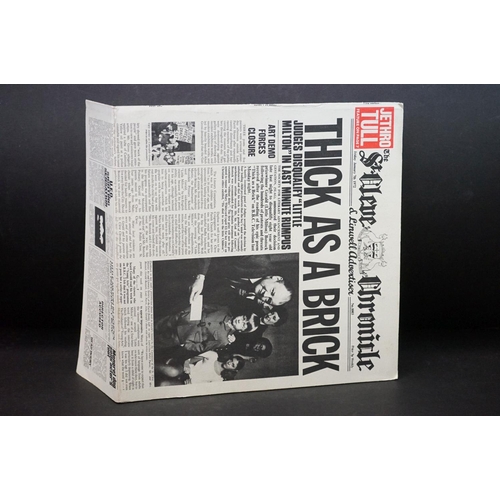 284 - Vinyl - Four Jethro Tull LPs to include Thick As A Brick CHR1003 newspaper fold out sleeve, Benefit ... 