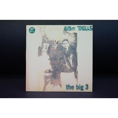 374 - Vinyl - 60 Ft Dolls - The Big 3 LP DOLLSLP004S with ltd edn 7