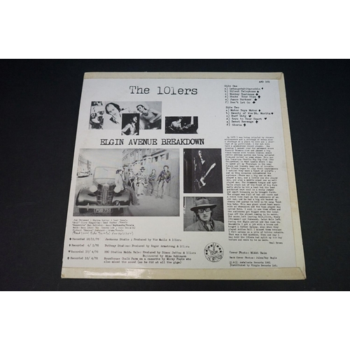 377 - Vinyl - 6 x records with connection to The Clash to include 101ers Elgin Avenue Breakdown LP AND101,... 