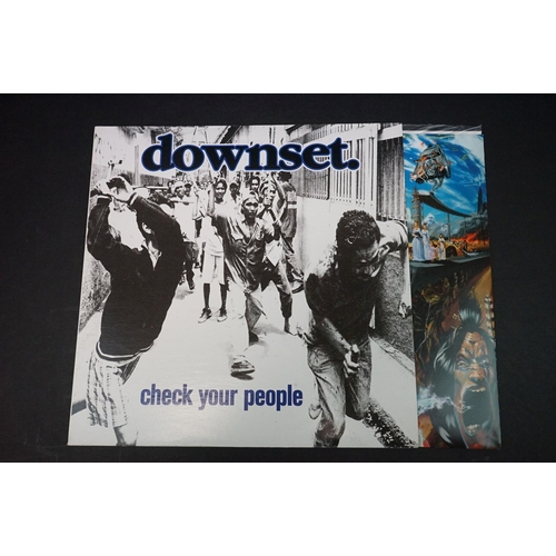 382 - Vinyl - American Rock / Metal / Rap - Downset Check Your People LP on Epitaph label 86601-1, Downset... 