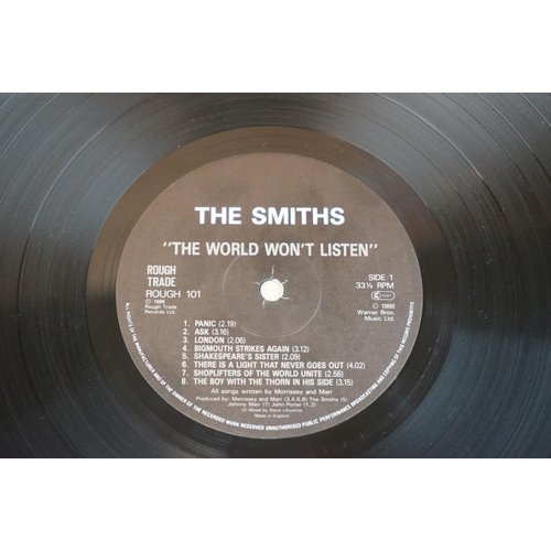 603 - Vinyl - The Smiths 3 LP's to include Self Titled (Rough 61), Hatful Of Hollow (Rough 76) gatefold sl... 