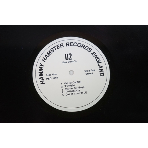 604 - Vinyl - U2 4 LP's to include Out Of Control Vols 1 and 2 Manchester Appollo December 1982 (Basil Rec... 