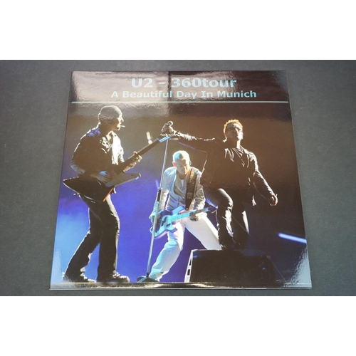 605 - Vinyl - U2 3 LP's to include Live From Lypton Village Edinburgh 5.11.1984, Live BBC 2009 ltd edition... 