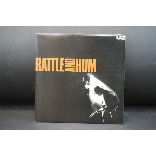 606 - Vinyl - U2 8 LP's to include Rattle And Hum (U27), The U2 Talkie (U2 CLP1), Joshua Tree (U26), Wide ... 