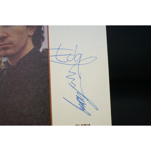 609 - Vinyl & Autographs - U2 3 LP's to include October (ILPS 9680), War (ILPS 9733) and Boy (ILPS 9646). ... 