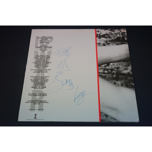 609 - Vinyl & Autographs - U2 3 LP's to include October (ILPS 9680), War (ILPS 9733) and Boy (ILPS 9646). ... 