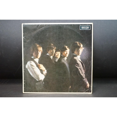 726 - Vinyl - Rolling Stones Self Titled (Decca LK 4605) red unboxed Decca label, matrices side one -1A si... 