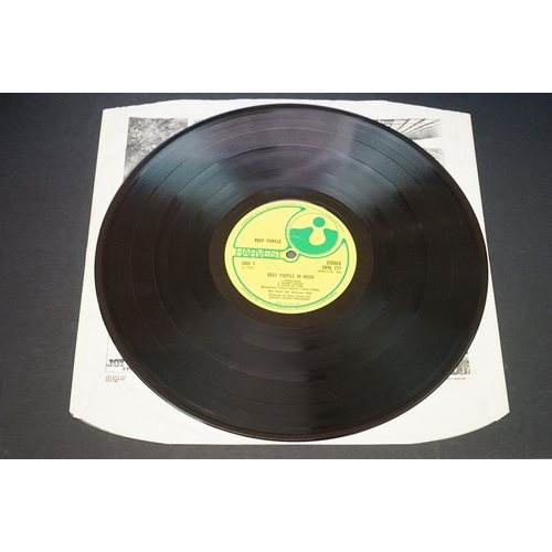 728 - Vinyl - Deep Purple In Rock (SHVL 777) No EMI to label, The Gramophone Co Ltd to rim, matrices A-2 a... 