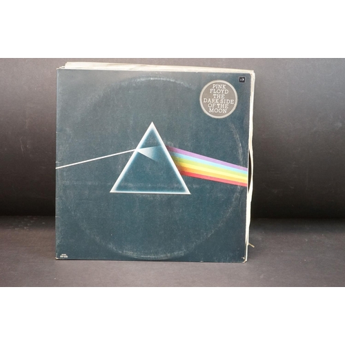 770 - Vinyl - 12 Pink Floyd LP's with some duplication including The Wall, Dark Side Of The Moon, Meddle, ... 