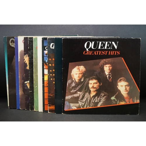 772 - Vinyl - 12 Queen LP's to include Greatest Hits, Queen II, Live Killers, Live Magic, A Night At The O... 