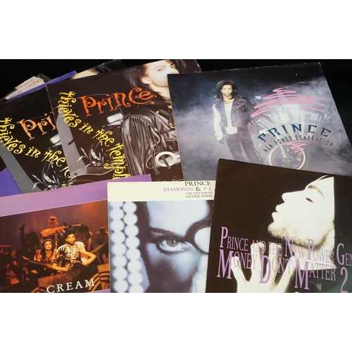 286 - Vinyl - Around 60 Prince 45's featuring ltd edn Controversy picture disc, The Most Beautiful Girl in... 