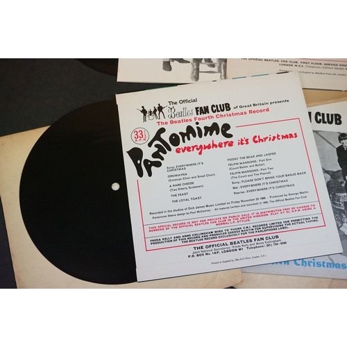 535 - Vinyl - Three The Beatles Fan Club Flexidiscs to include Another Beatles Christmas Record, The Beatl... 