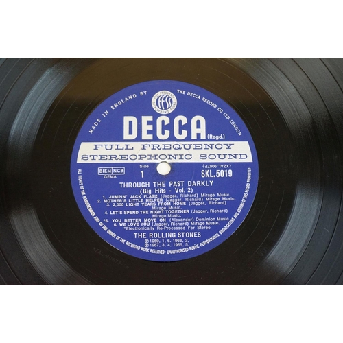 538 - Vinyl - Rolling Stones Through The Past Darkly (Decca SKL 5019) Octagonal gatefold sleeve with stere... 