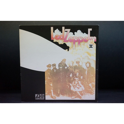 541 - Vinyl - Led Zeppelin TWO (K 40037) green and orange Atlantic label.  Sleeve & Vinyl Vg+