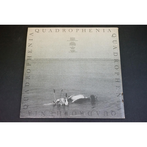 542 - Vinyl - The Who Quadrophenia (Track 2406110/111) booklet reattached.  Sleeve Vg-, Vinyl Vg+ although... 