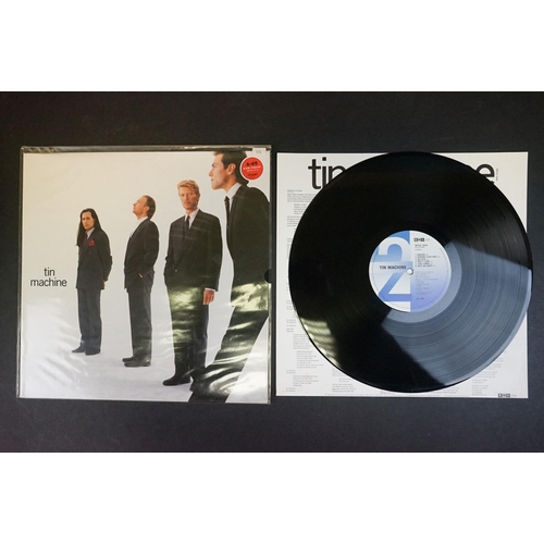 564 - Vinyl - Tin Machine, two LPs, to include Tin Machine 1 (MTLS 1044), lyric inner, cut price sticker t... 