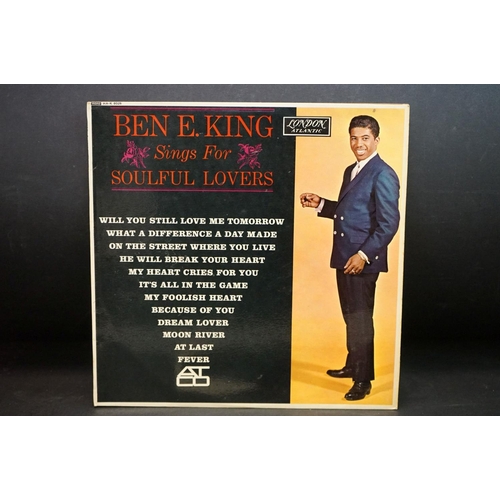 586 - Vinyl - 2 Ben E King LP's to include Songs For Soulful Lovers (HA K 8026) mono, and Don't Play The S... 