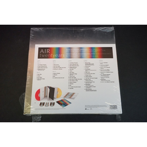 591 - Vinyl - AIR Twentyears CD & Vinyl box set on Aircheology 0190295990121 partial shrink with tears and... 