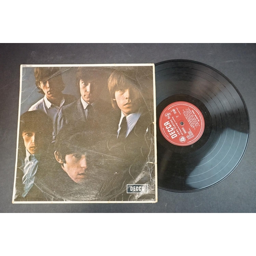 86 - Vinyl - 4 Rolling Stones LP's to include One (Decca LK 4605) and Two (LK 4661) both red boxed Decca ... 