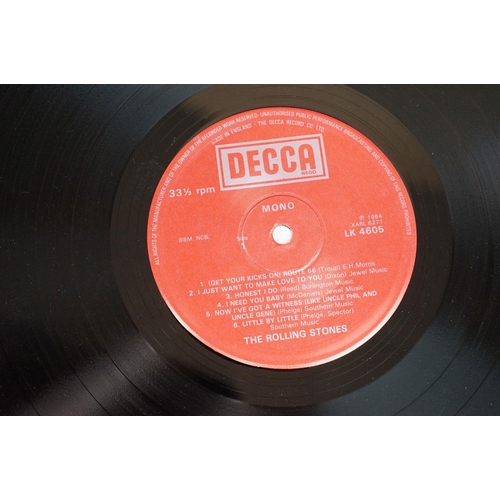 86 - Vinyl - 4 Rolling Stones LP's to include One (Decca LK 4605) and Two (LK 4661) both red boxed Decca ... 