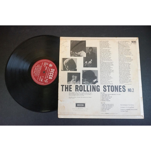 86 - Vinyl - 4 Rolling Stones LP's to include One (Decca LK 4605) and Two (LK 4661) both red boxed Decca ... 