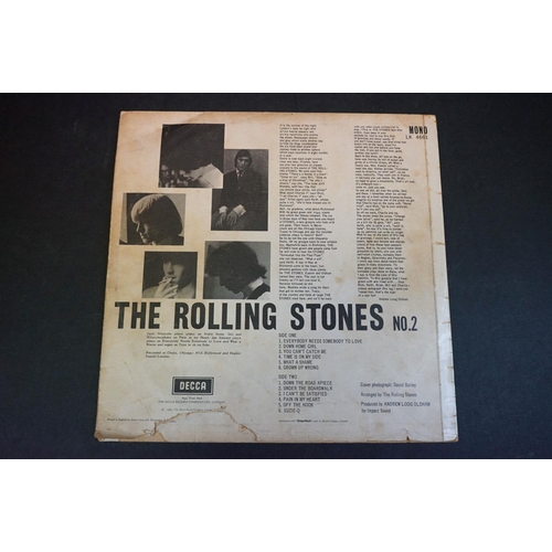 86 - Vinyl - 4 Rolling Stones LP's to include One (Decca LK 4605) and Two (LK 4661) both red boxed Decca ... 