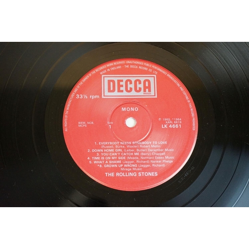 86 - Vinyl - 4 Rolling Stones LP's to include One (Decca LK 4605) and Two (LK 4661) both red boxed Decca ... 