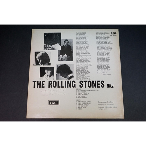 86 - Vinyl - 4 Rolling Stones LP's to include One (Decca LK 4605) and Two (LK 4661) both red boxed Decca ... 