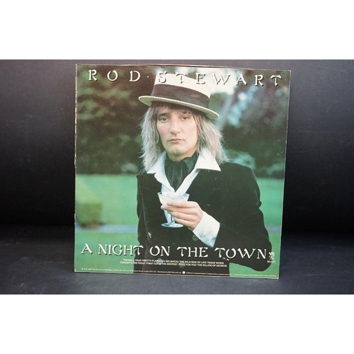 87 - Vinyl - 11 Rod Stewart LP's plus a 10 inch EP to include Unplugged, Vagabond Heart, Blondes Have Mor... 