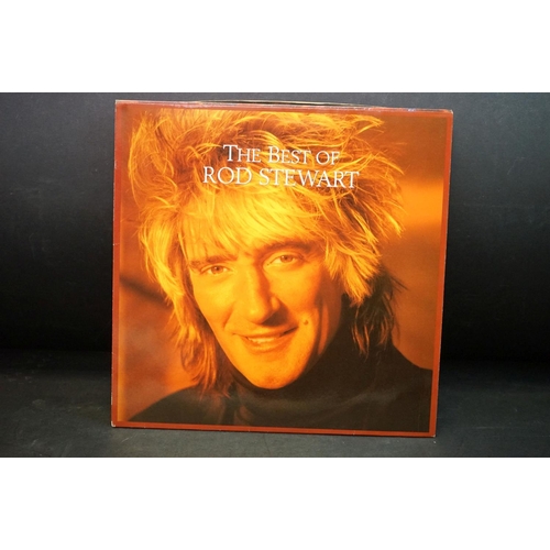 87 - Vinyl - 11 Rod Stewart LP's plus a 10 inch EP to include Unplugged, Vagabond Heart, Blondes Have Mor... 