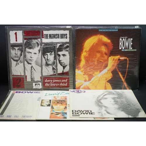 565 - Vinyl - David Bowie, five LPs to include The Manish Boys  (See For Miles Records SEA 1), The Collect... 