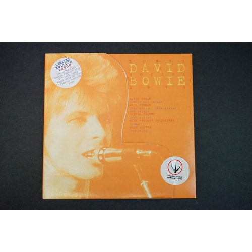 577 - Vinyl & CD - David Bowie items to include Santa Monica '72 CD & 7 inch single of live performance Li... 