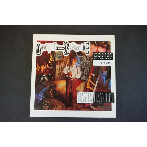 577 - Vinyl & CD - David Bowie items to include Santa Monica '72 CD & 7 inch single of live performance Li... 