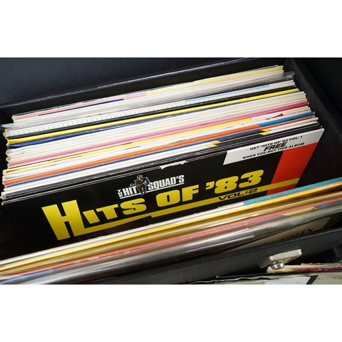 705 - Vinyl - Pop collection of over 350 7 inch singles mainly from the 70's and 80's in 6 vintage record ... 