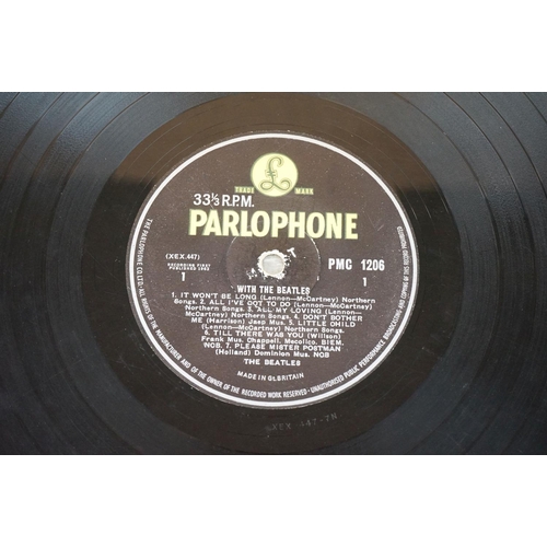 166 - Vinyl - The Beatles 3 LP's to include With The Beatles (PMC 1206) The Parlophone Co Ltd, Recording F... 