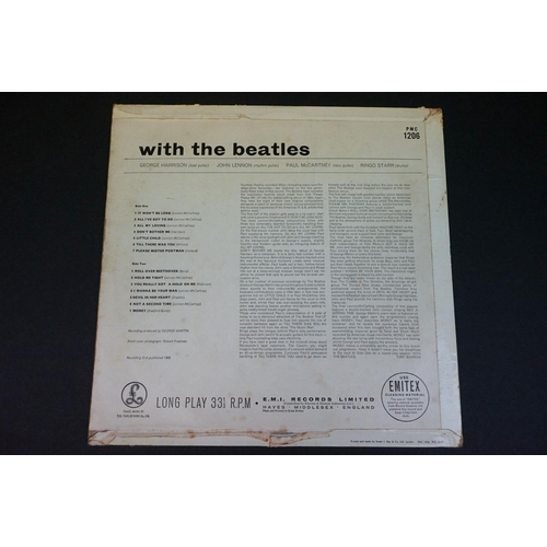 166 - Vinyl - The Beatles 3 LP's to include With The Beatles (PMC 1206) The Parlophone Co Ltd, Recording F... 