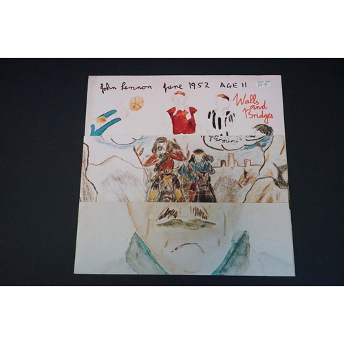 180 - Vinyl - 5 John Lennon LP's to include Imagine (PAS 10004), Mind Games (PCS 7165) note both sleeve & ... 