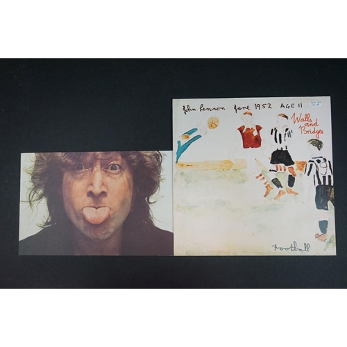 180 - Vinyl - 5 John Lennon LP's to include Imagine (PAS 10004), Mind Games (PCS 7165) note both sleeve & ... 