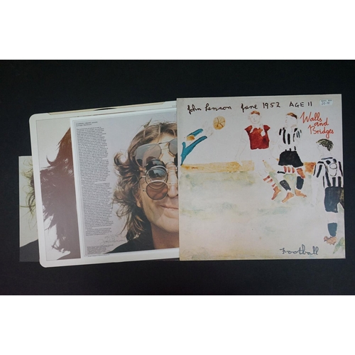 180 - Vinyl - 5 John Lennon LP's to include Imagine (PAS 10004), Mind Games (PCS 7165) note both sleeve & ... 