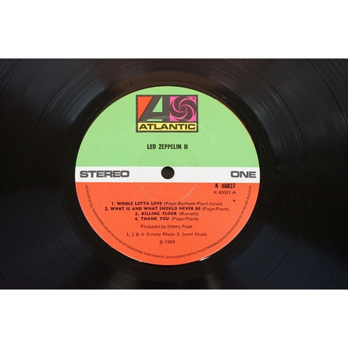 181 - Vinyl - 5 Led Zeppelin LPs to include One (SD 8216) US pressing with Atlantic / ATCO advertising inn... 