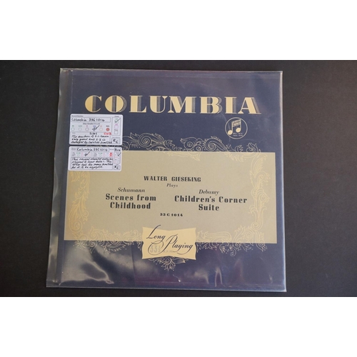 409 - Vinyl - Classical - Walter Gieseking an interesting cross section of recorded performances on Columb... 