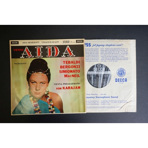 411 - Vinyl - Opera collection of 4 LP's including 2 x Decca stereo wideband ED1's to include SXL 2315 (ED... 