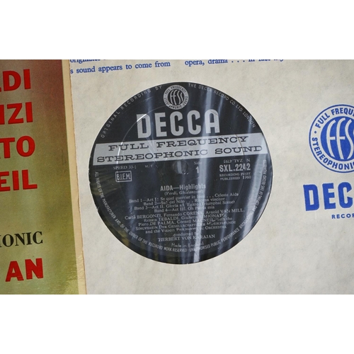 411 - Vinyl - Opera collection of 4 LP's including 2 x Decca stereo wideband ED1's to include SXL 2315 (ED... 