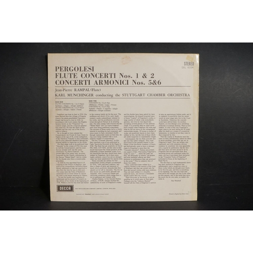 416 - Vinyl - Classical Pergolesi Flute Concerto Nos 1 & 2 Stuttgart Chamber Orchestra Decca SXL 6104.  Sl... 